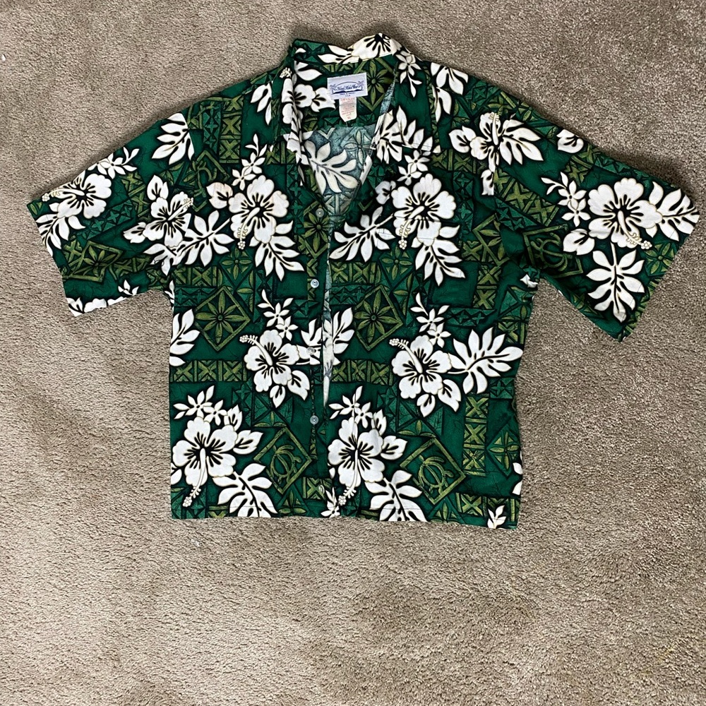 Flower button down - Picture 4 of 4